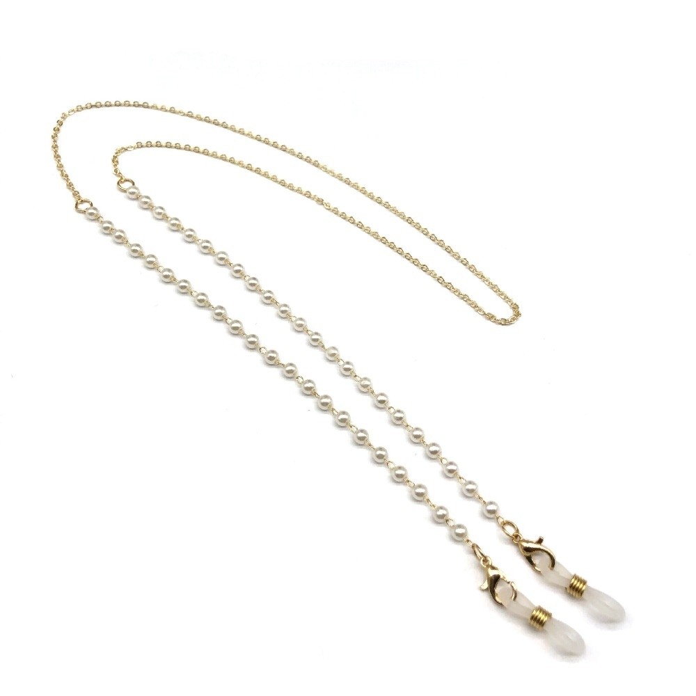 สายคล้องแว่นตาแฟชั่นประดับลูกป - Mask Chain Holder บทวิจารณ์และราคา